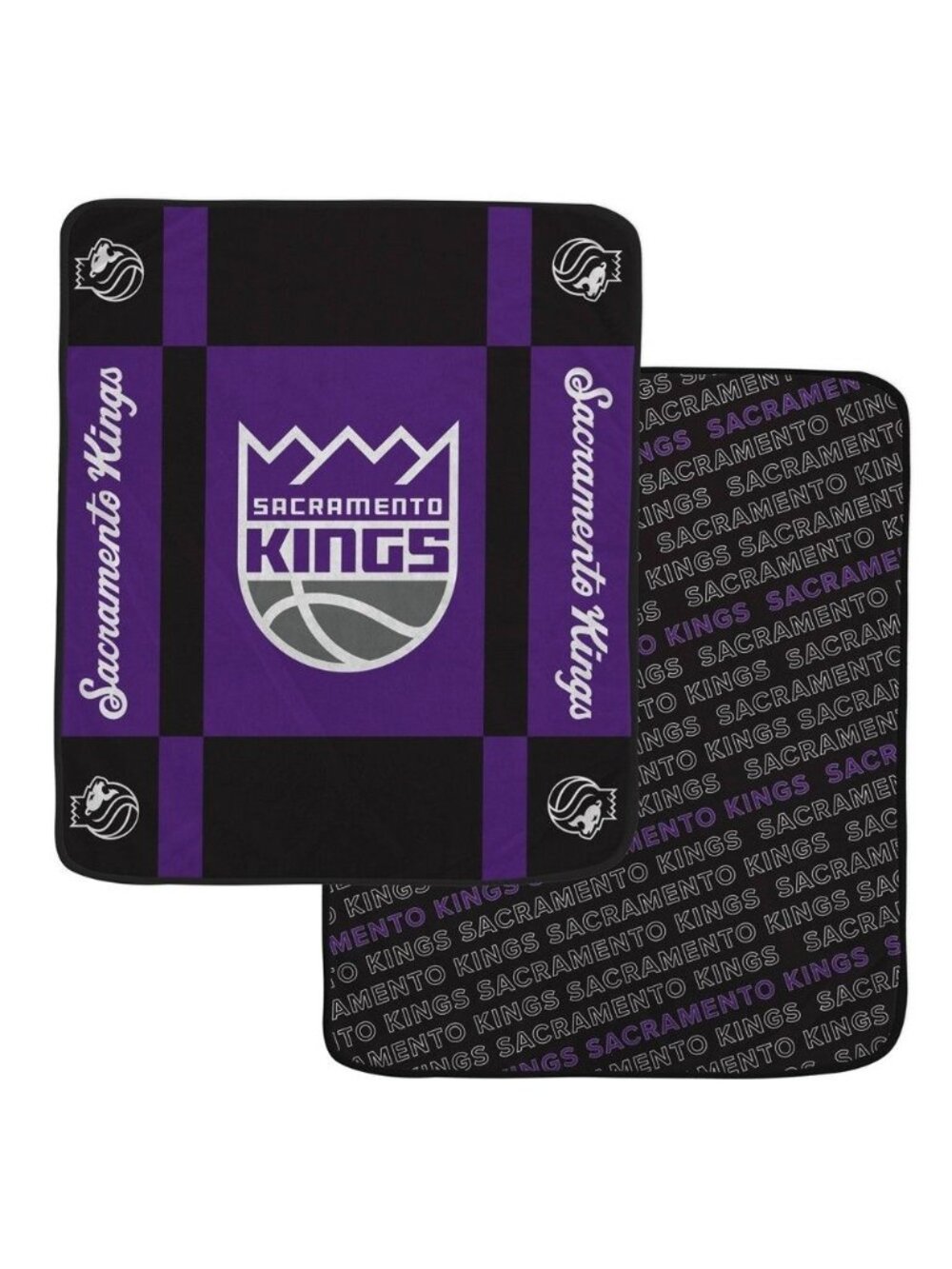 NWT NBA Sacramento Kings 60"x70" Double Sided Fleece Blanket MSRP $44.99